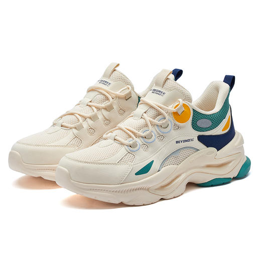 361度复古老爹鞋男2022春季新款男鞋休闲鞋网面透气运动鞋572216763 商品图2