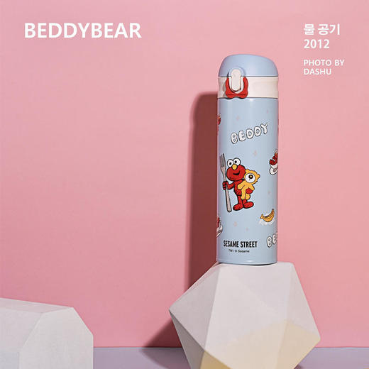 杯具熊水杯夏芝麻街系列儿童学饮保温杯 商品图4