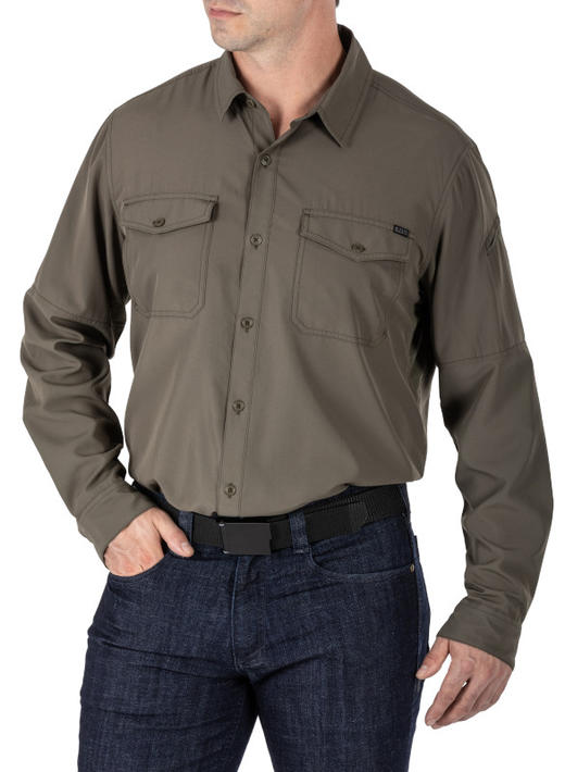 5.11战术衬衫 511户外速干长袖衬衫  透气男式耐磨翻领衬衫 72521 商品图0