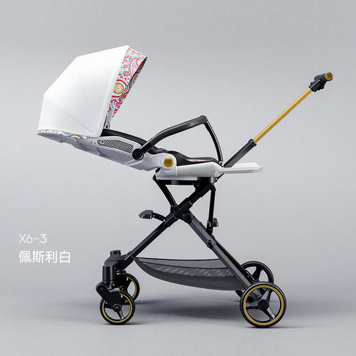 playkids普洛可X6-3带遮光罩 双向可坐可平躺高景观溜娃神器 商品图10