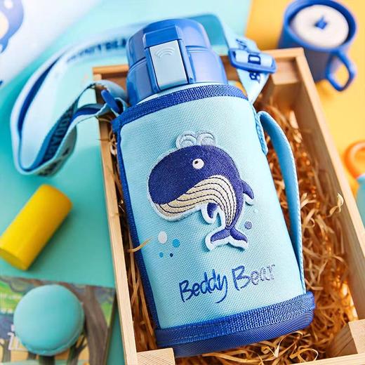 韩国杯具熊浮雕BEDDYBEAR萌宠复古3D儿童吸管保温杯BJX10 商品图2