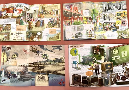 我的di一套人类简史-世界历史绘本(全10册）赠 世界100历史大人物  5岁+ 160多个主题2000多个知识点 多元化历史通识绘本 商品图10