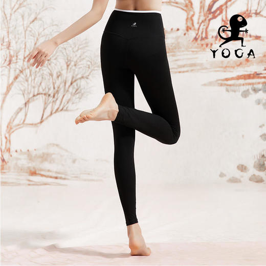 壁虎瑜伽【22027KZ144】高弹提臀九分裤【七十二小时发货】 商品图3