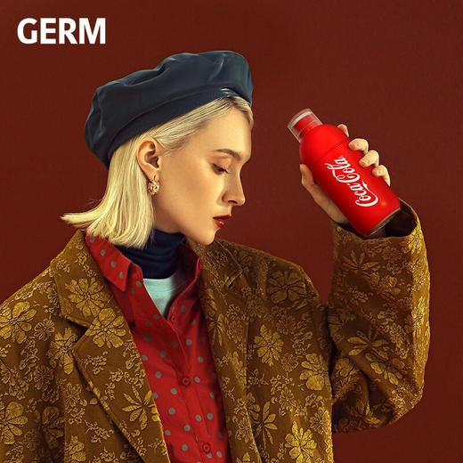 日本格沵（GERM）可口可乐联名保温杯摇摇热暖手杯260ml 商品图1