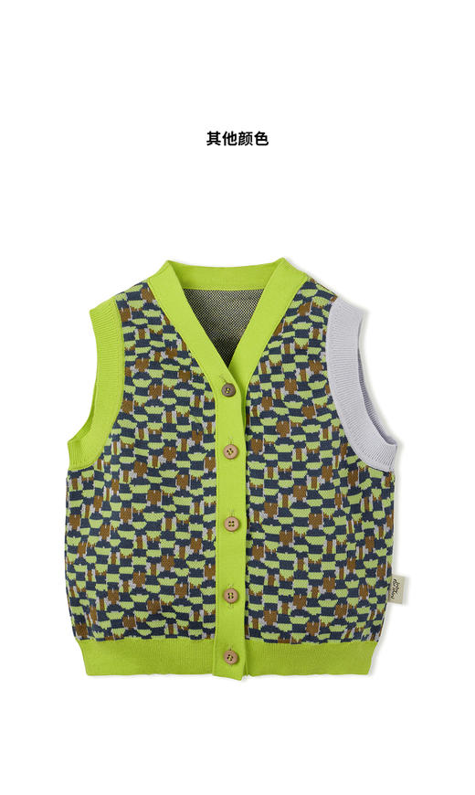 江南布衣婴童 22年春装新品 毛衫马甲 YM1382490 商品图3