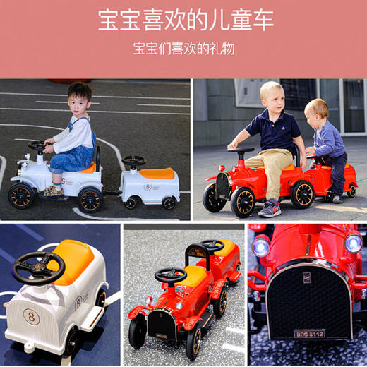 贝多奇（BEIDUOQI）儿童电动小火车可坐双人 商品图3