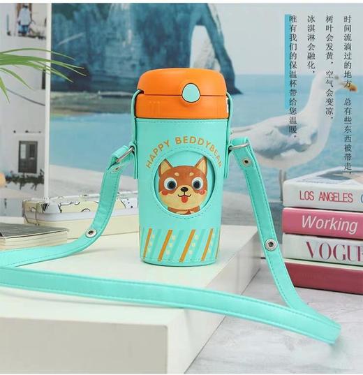 韩国杯具熊BEDDYBEAR新品酷儿系列儿童吸管保温杯BJX10 商品图6