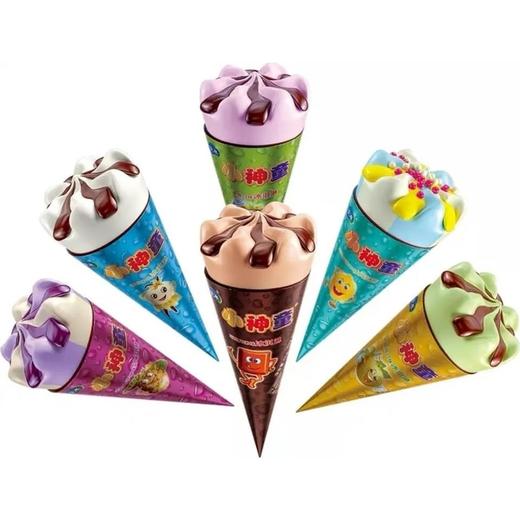 天冰小神童冰激凌香芋味  草莓味  巧克力味 神童脆筒冰淇淋雪糕 商品图0