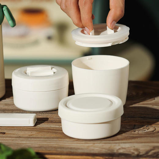 新品杯具熊316不锈钢保温饭盒多层便携1人学生女超长真空保温桶-17 商品图3