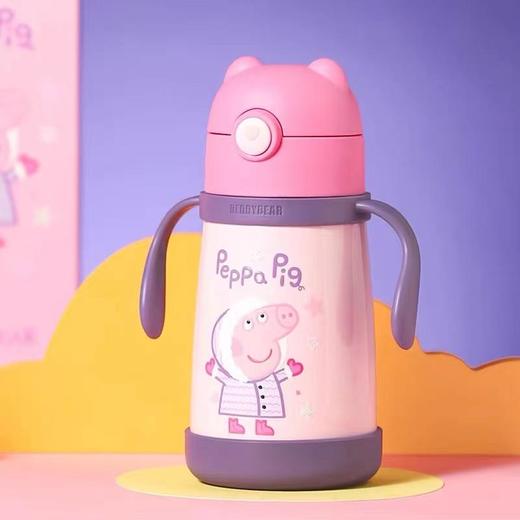 杯具熊小猪佩奇联名系列 儿童学饮保温杯320ml 商品图2