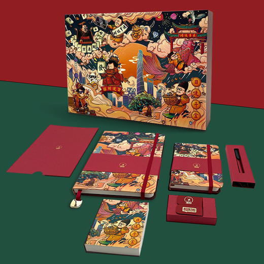 【混知】新国潮.前程似锦文具礼盒套装 商品图1