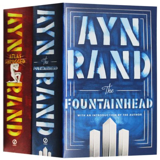 正版 源泉 阿特拉斯耸耸肩 英文原版 Ayn Rand Box Set 安兰德2本盒装 The Fountainhead 英文版进口文学小说书 进口书籍 商品图2