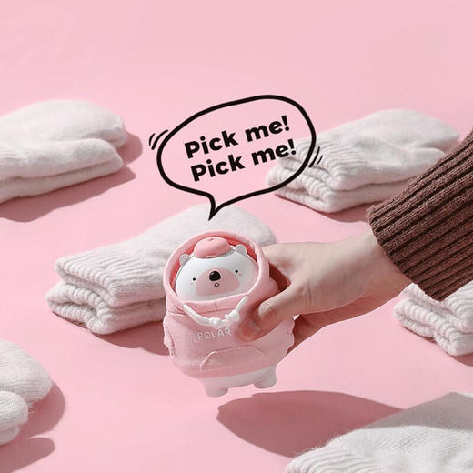 极地物种暖手宝暖宝宝充电宝里小熊-10000mahJDWZ 商品图1