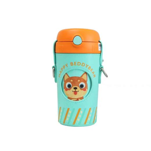 韩国杯具熊BEDDYBEAR新品酷儿系列儿童吸管保温杯BJX10 商品图2