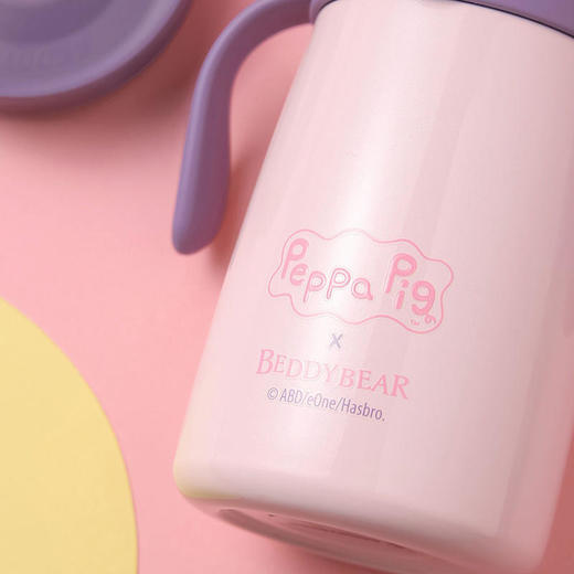 杯具熊小猪佩奇联名系列 儿童学饮保温杯320ml 商品图3