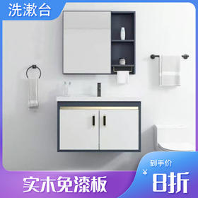 简洁大方 铝合金柜陶瓷盆洗漱台【LY】
