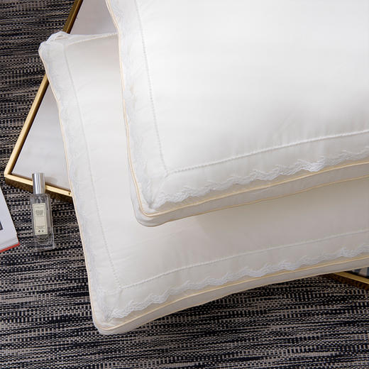 【门店同款玻尿酸枕】玻尿酸枕芯单人成人简约舒适高中低柔软护颈椎五星级酒店枕头 商品图3