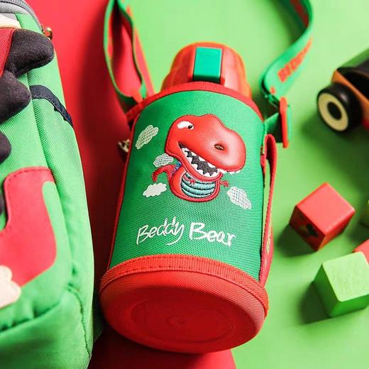 韩国杯具熊浮雕BEDDYBEAR萌宠复古3D儿童吸管保温杯BJX10 商品图3