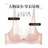 夏娃的诱惑法式内衣薄款大胸显小收副乳防下垂软钢圈抗菌文胸 商品缩略图0