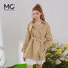 MC2短款风衣女2023年春季新款时尚气质收腰百搭翻领休闲宽松外套 商品缩略图0