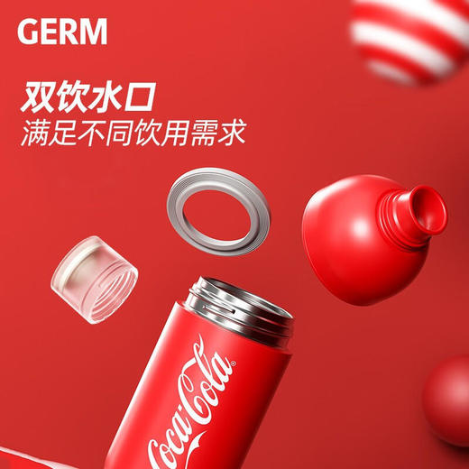 日本格沵（GERM）可口可乐联名保温杯摇摇热暖手杯260ml 商品图6