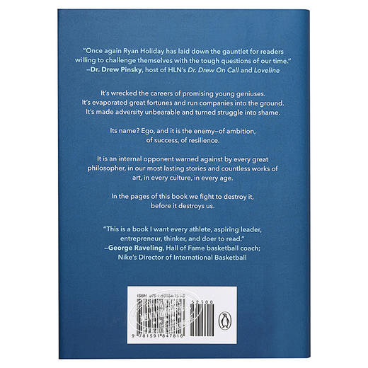 【中商原版】绝对自控 硬派自我管理手册 英文原版 Ego Is The Enemy Ryan Holiday Portfolio 商品图1