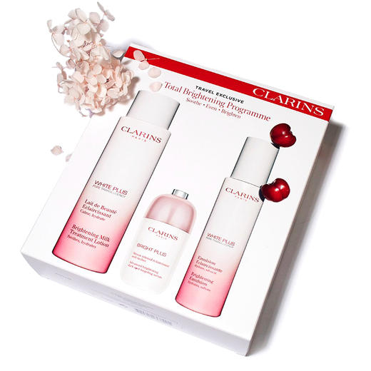 【中欧班列精选】法国Clarins/娇韵诗透亮焕白三件套（200ml+75ml+50ml ） BF 商品图2