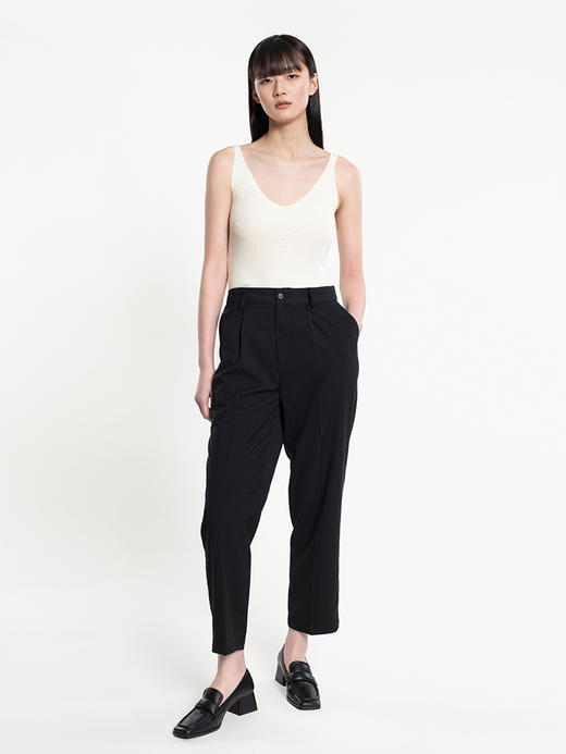 2022新款精纺羊绒混纺12针双股珠迪针法吊带背心 商品图1