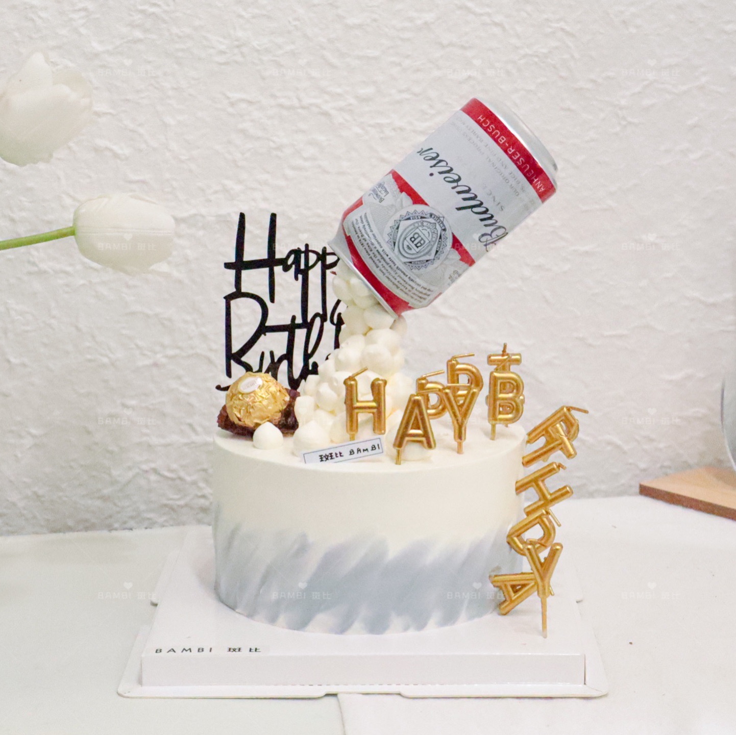 反重力啤酒蛋糕