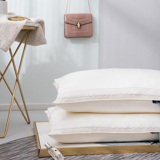 【门店同款玻尿酸枕】玻尿酸枕芯单人成人简约舒适高中低柔软护颈椎五星级酒店枕头 商品图7