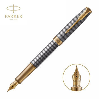派克卓尔金色流年墨水笔 商品图0