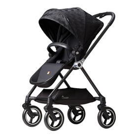好孩子碳纤维婴儿推车swan天鹅轻便可坐可躺折叠避震带睡篮GB826
