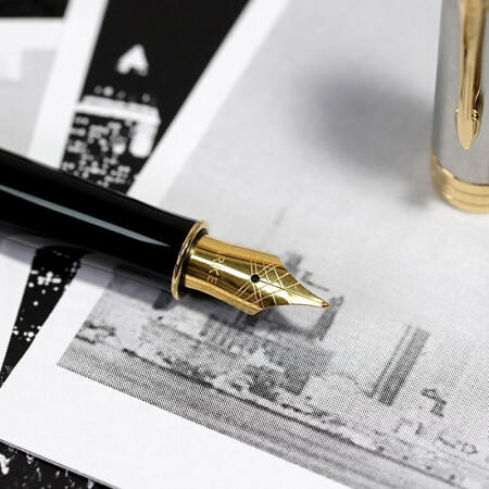 派克卓尔系列钢杆金夹墨水笔 商品图5