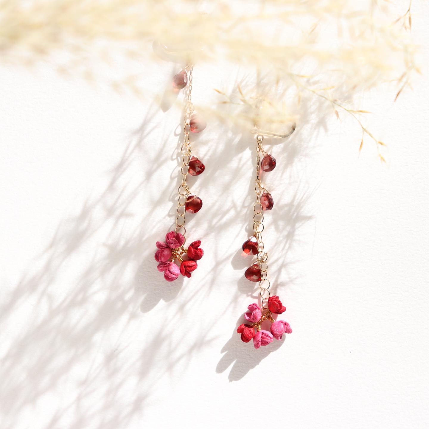 北京仓｜Selieu-AKANE-树莓红 耳夹（无需耳洞）［日本设计师］