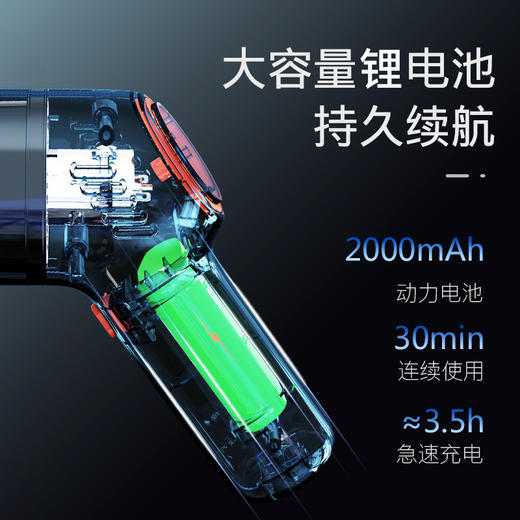 干湿两用｜无线大功率手持车载吸尘器 商品图1
