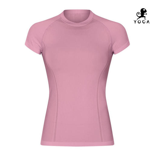 壁虎瑜伽【2202SY149】圆领瑜伽短袖（无胸垫）【七十二小时发货】 商品图7