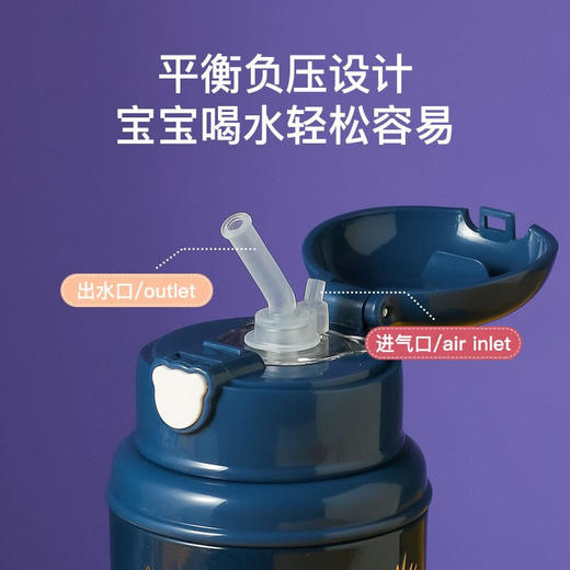 杯具熊（beddybear）涂鸦系列三用保温杯580mlBJX-13 商品图5