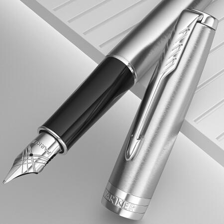 派克卓尔系列钢杆白夹墨水笔 商品图3