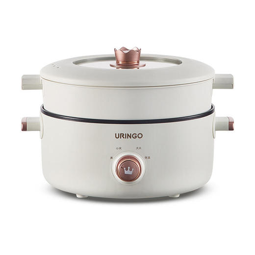 七彩叮当电煮锅家用多功能小电锅宿舍学生一体锅小型炒锅电热火锅JQR 商品图0