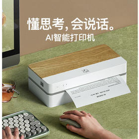学习神器！20万套题在线调用 远程打印【无需更换碳带，打印成本低 20】汉印打印机FT 800作业打印机   A4热敏无线手蓝牙便携式天猫精灵一体帮