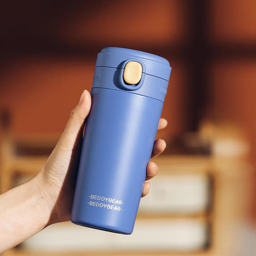 杯具熊弹跳随手保温杯系列370mlBJX-10 商品图0