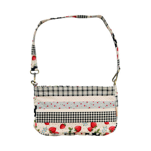 HUJI祤集Butter单肩包插画几何小草莓 商品图2