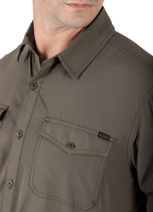 5.11战术衬衫 511户外速干长袖衬衫  透气男式耐磨翻领衬衫 72521 商品图2