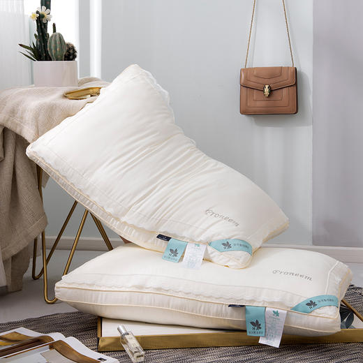 【门店同款玻尿酸枕】玻尿酸枕芯单人成人简约舒适高中低柔软护颈椎五星级酒店枕头 商品图2