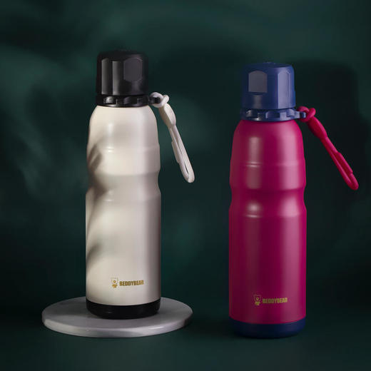 杯具熊BeddyBear恒温运动水壶保温BJX5 商品图3