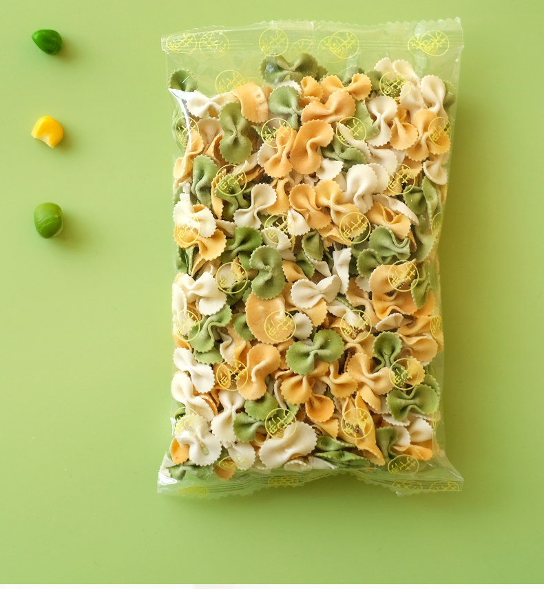 井伊中号彩色果蔬蝴蝶面蔬菜面条100g盒装送宝宝婴幼儿辅食食谱