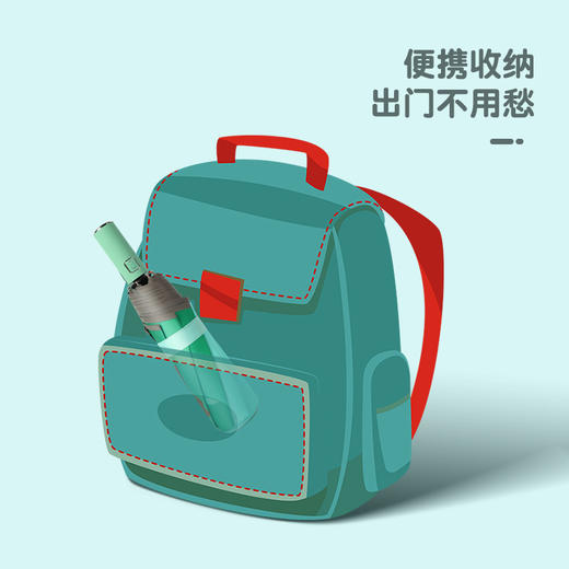【安全防回弹 宝宝贴心好伙伴】创意防回弹儿童雨伞安全节节收自动儿童伞卡通恐龙学生太阳伞 商品图3
