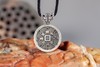 矩德泉坊  纯银手作 山鬼方孔背八卦吊坠 商品缩略图3