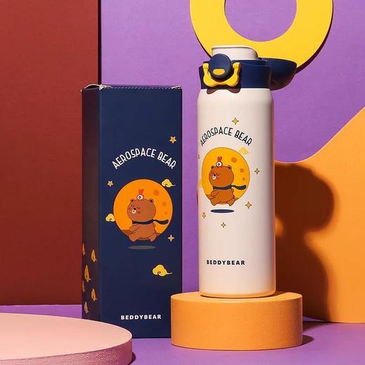 杯具熊儿童成人新款弹跳保温杯系列470mlBJX-10 商品图5