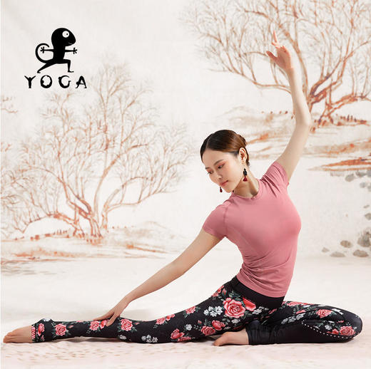 壁虎瑜伽【2202SY149】圆领瑜伽短袖（无胸垫）【七十二小时发货】 商品图6